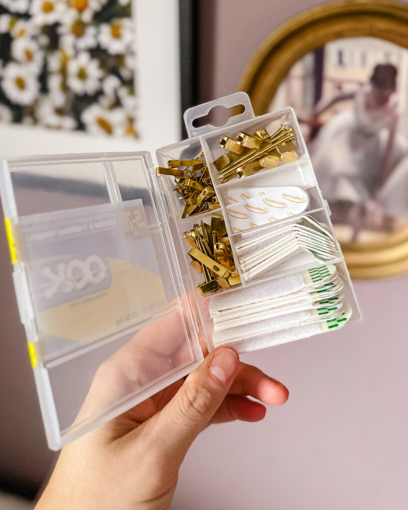 OOK Adhesive tabs for keeping art secure for kids.